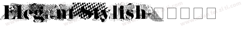 Elegant Stylish字体转换